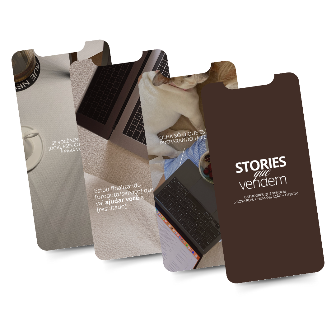 mockups para sites STORIES